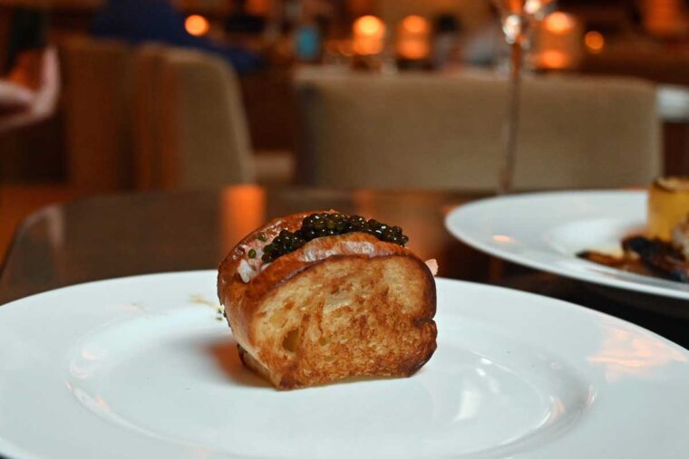 RH London Mini Lobster Roll with Caviar