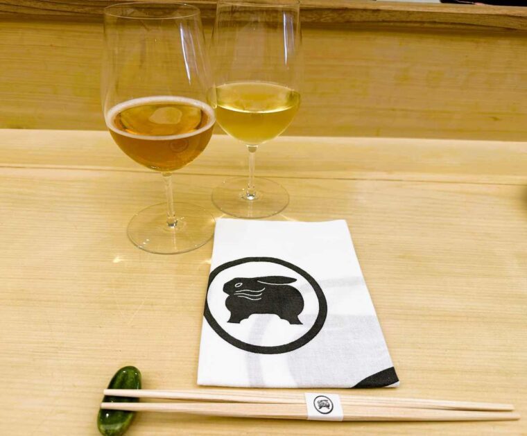 Roketsu offers a wine or sake pairing as well as a non-alcoholic pairing with the kappo menu