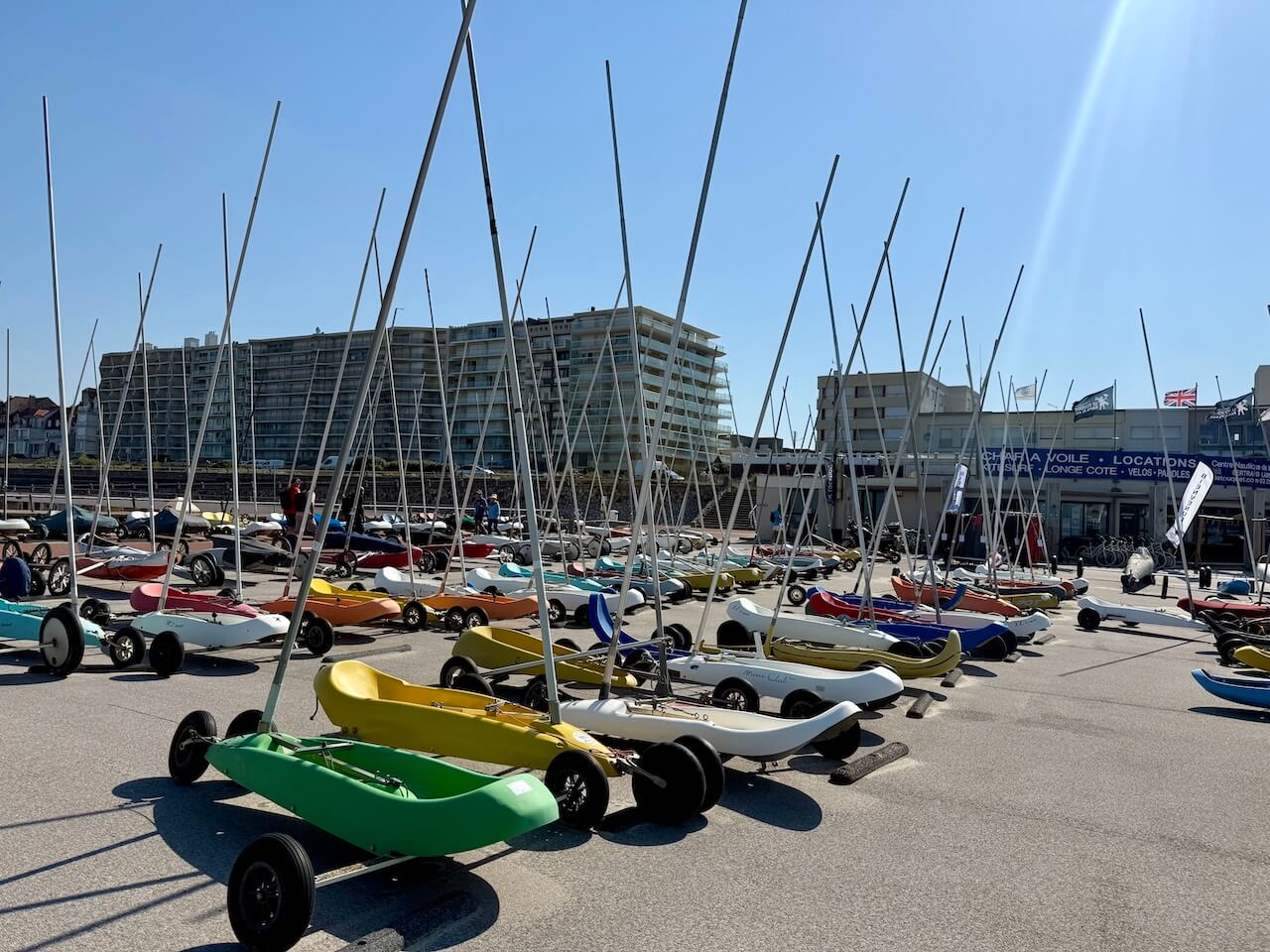 Le Touquet - sand yachting (char à voile)