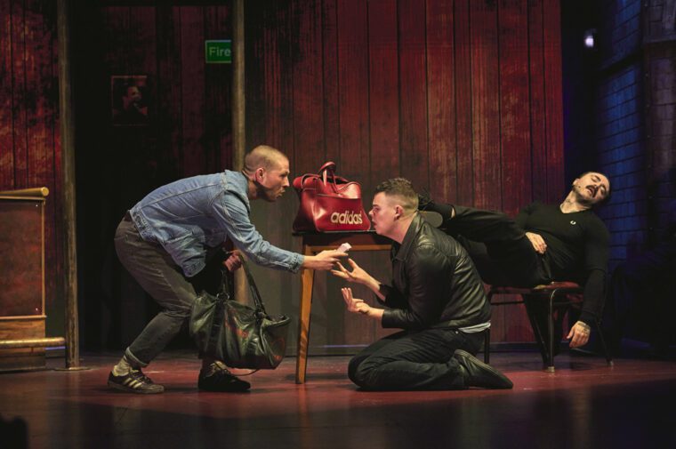 Trainspotting - Sheridan Towsley (Sick Boy) Kieran Andrew (Spud) - Credit Matt Crockett