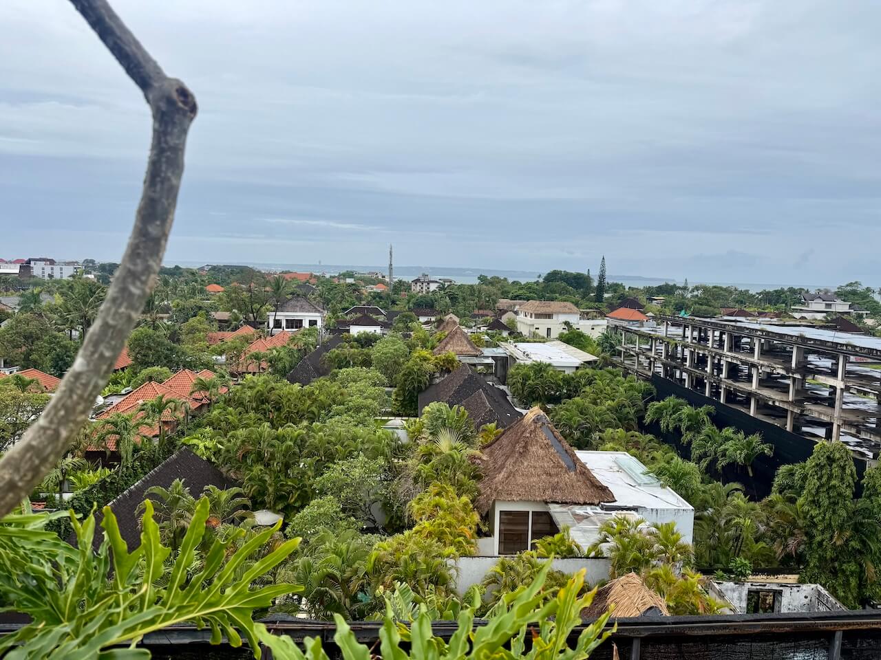 View from rooftop at Cross Paasha Bali Seminyak