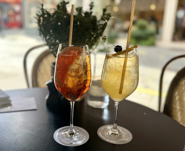 Spritz cocktails 108 Brasserie
