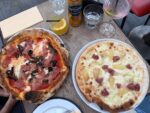 Neapolitan-style and gluten-free bianca pizza served at ALFI, Spitalfields