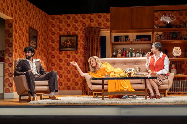Abigail's Party - Omar Malik, Tamzin Outhwiate & Pandora Colin - Ellie Kurtz