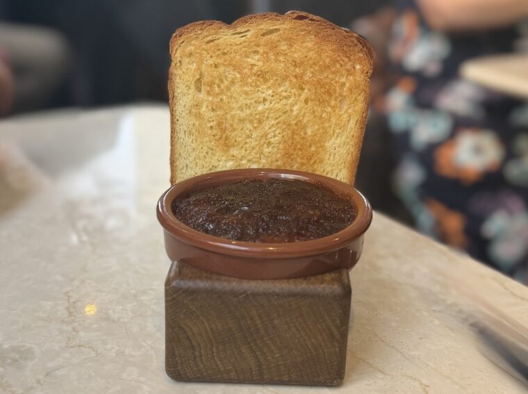 The Chalk chicken & duck liver parfait
