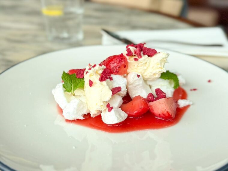 Coppa Club London Bridge - Eton mess dessert
