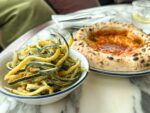 Coppa Club London Bridge - appetisers of courgette fries and nduja bread