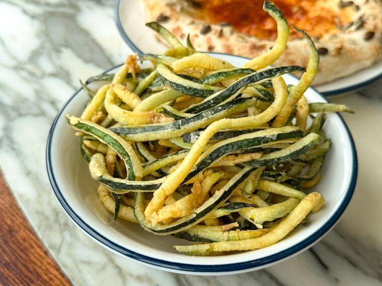 Coppa Club London Bridge courgette fries appetiser
