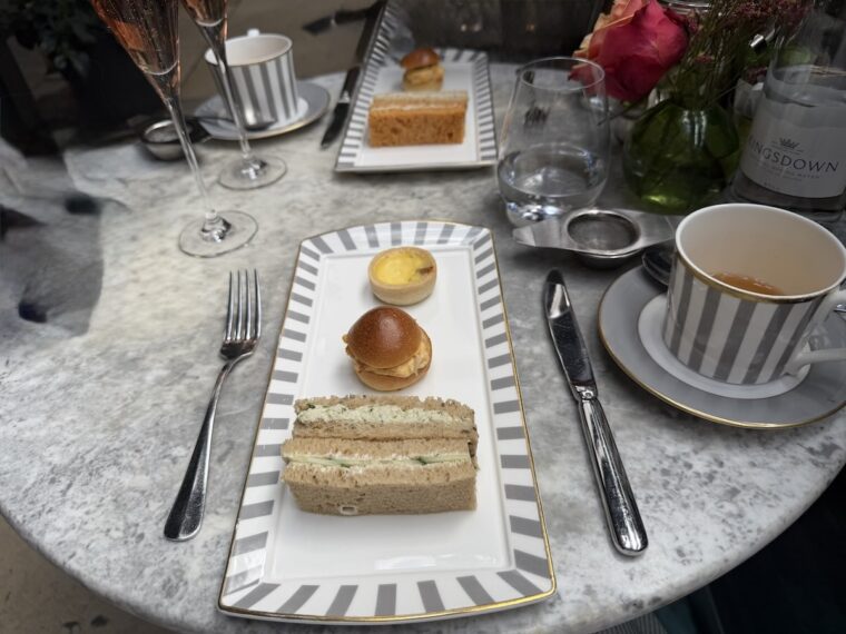Dalloway Terrace afternoon tea savouries