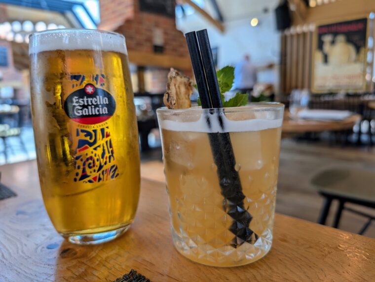 Galvin Green Man drinks