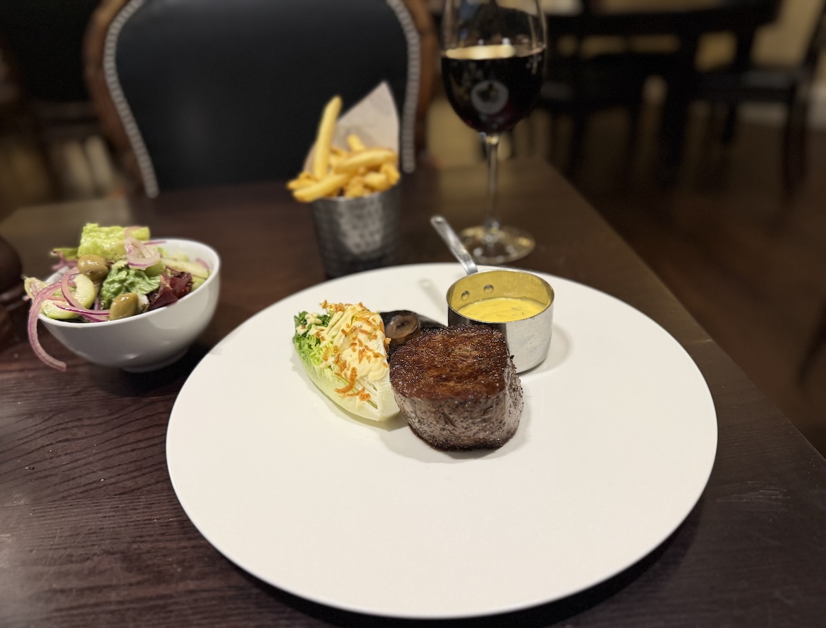 Ramside Hall fillet steak with Bearnaise sauce