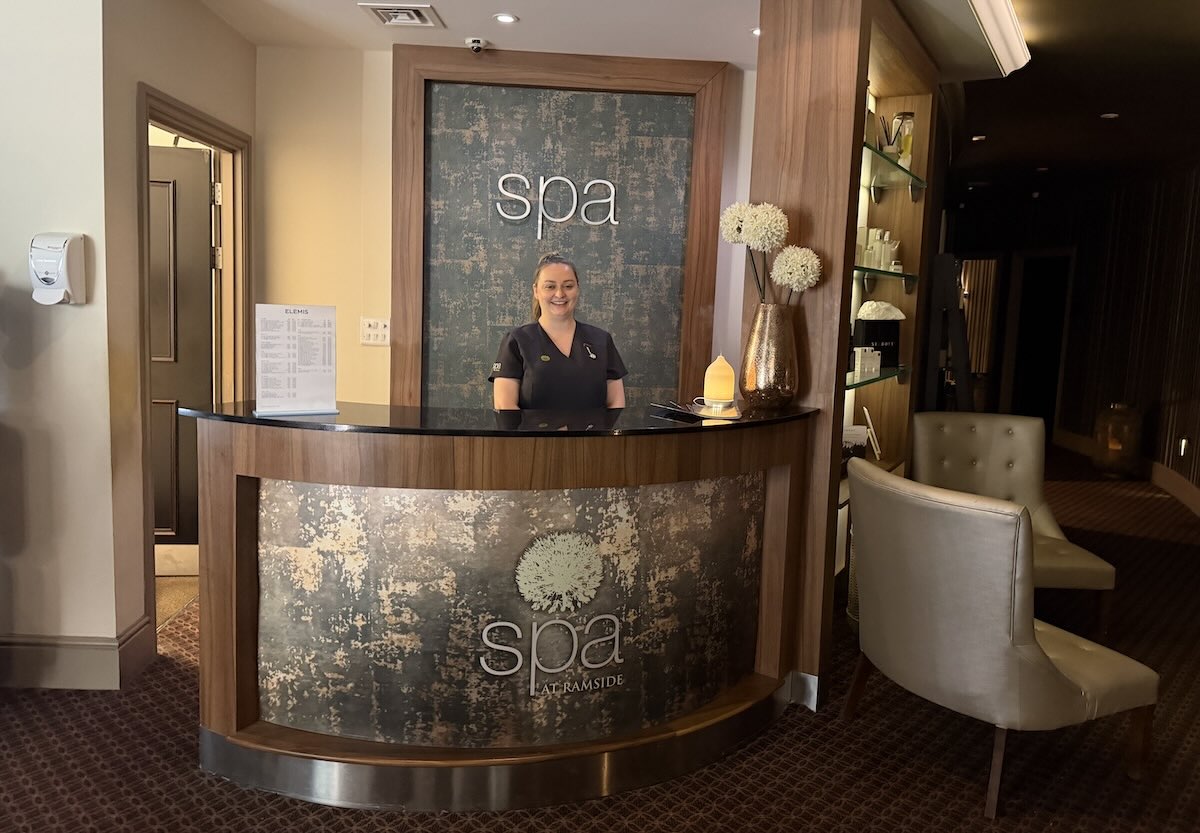 Ramside Hall Spa reception