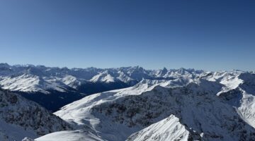 View from Weissfuhgipfel Davos