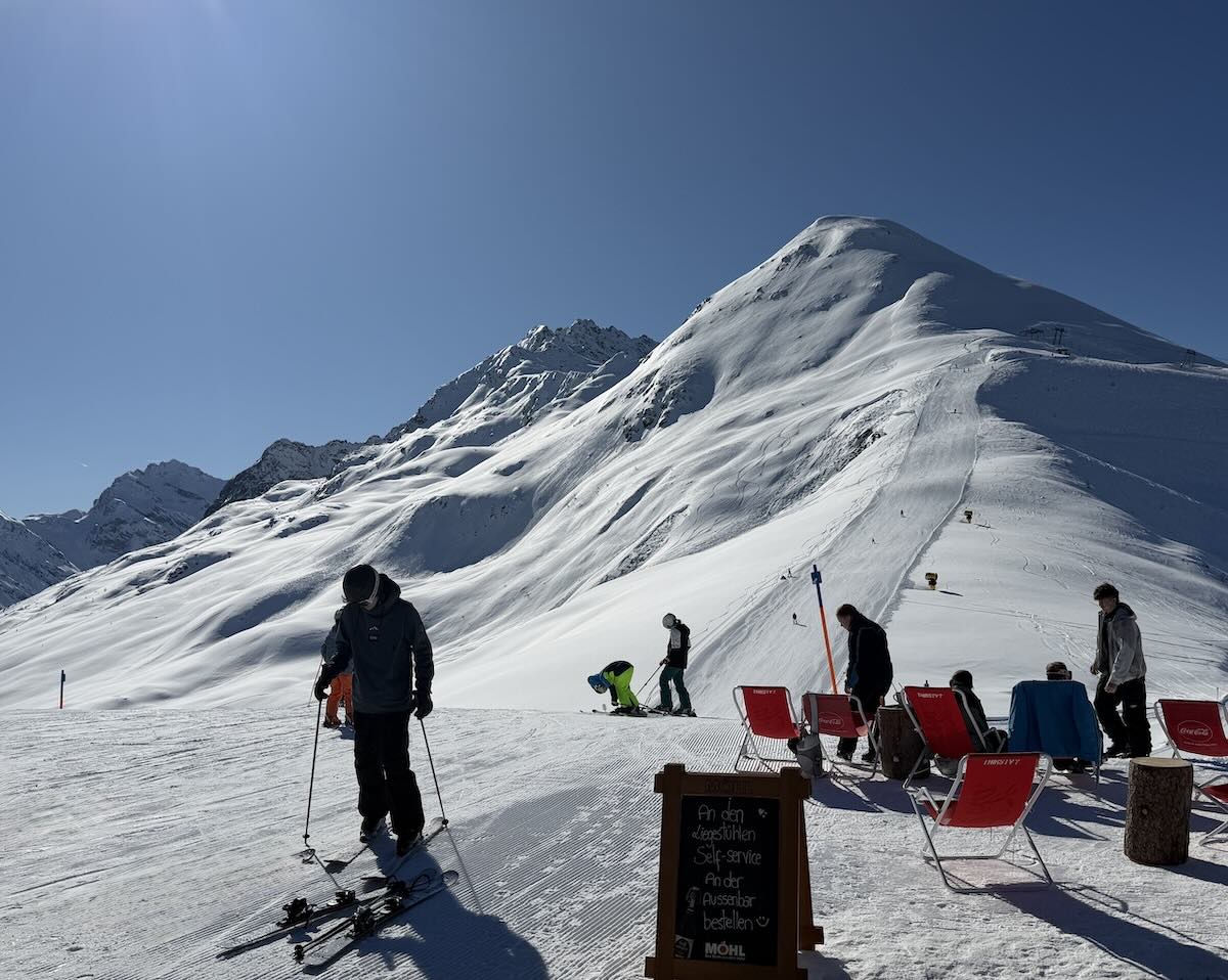 View from Hubelhütte Restaurant in Rinerhorn