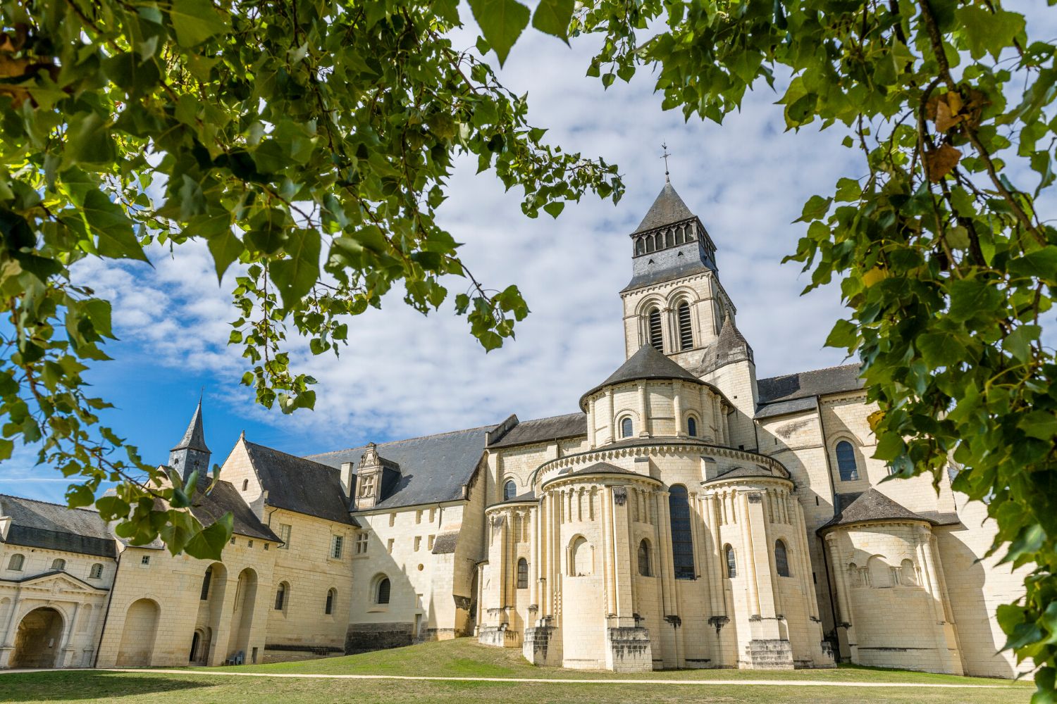 Abbey Fontevraud in Anjou Loire Valley