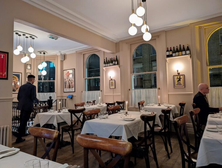 Bistro Sablé Princess of Shoreditch interior