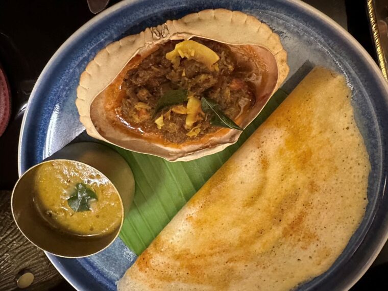 Masala Crab Dosa at Bulbul, London