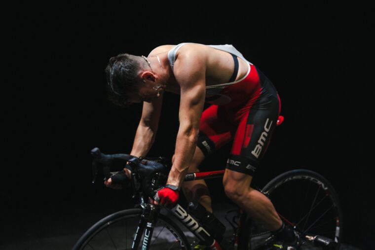 Connor Delves in Cadel on bike 1 - credit Kyle Dax Smith