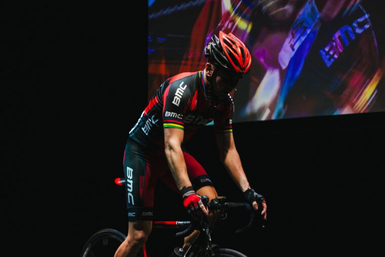 Connor Delves in Cadel on bike 2 - credit Kyle Dax Smith