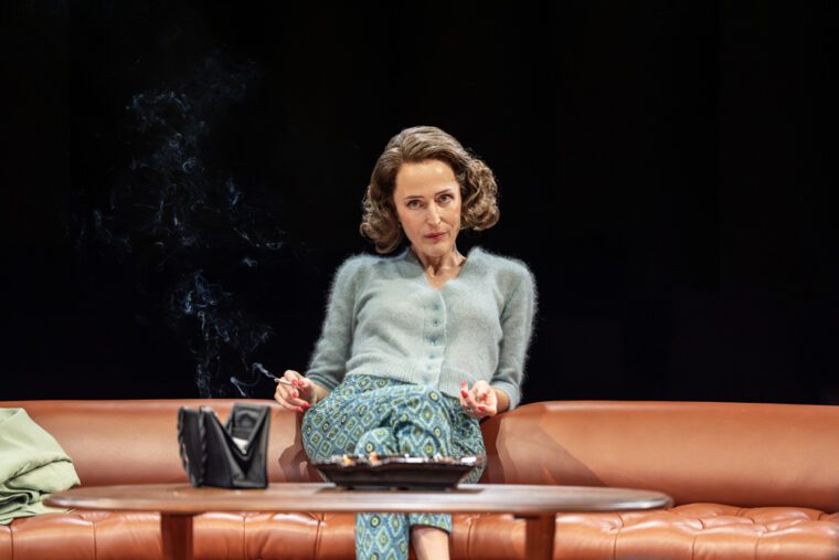 Gillian Anderson (Martha) in Who's Afraid of Virginia Woolf - sohoplace - Credit Johan Persson