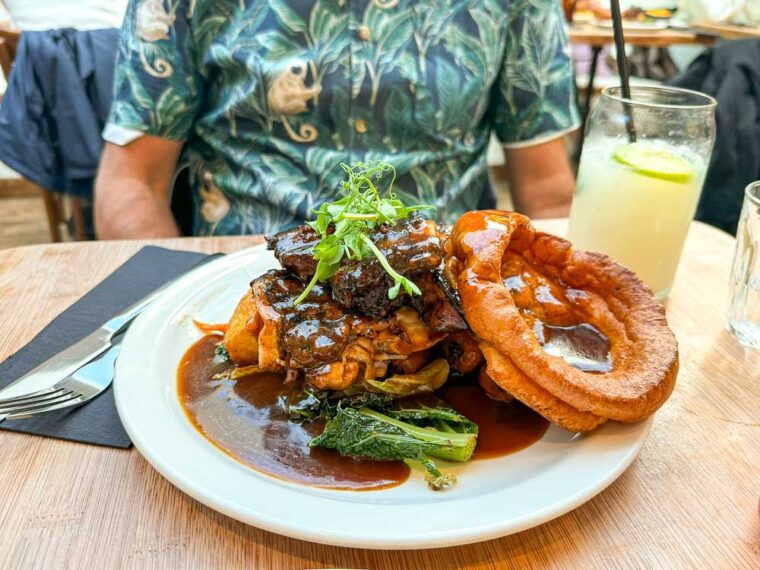 Smoked Jerk Chicken Sunday Roast lunch at Guanabana, Camden