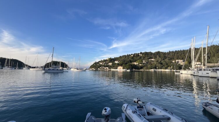 The bay at Lakka, Paxos