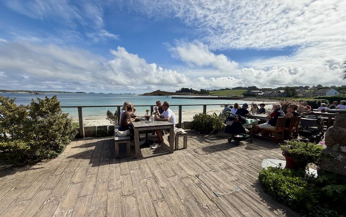 Ruin Beach Café Tresco Isles of Scilly