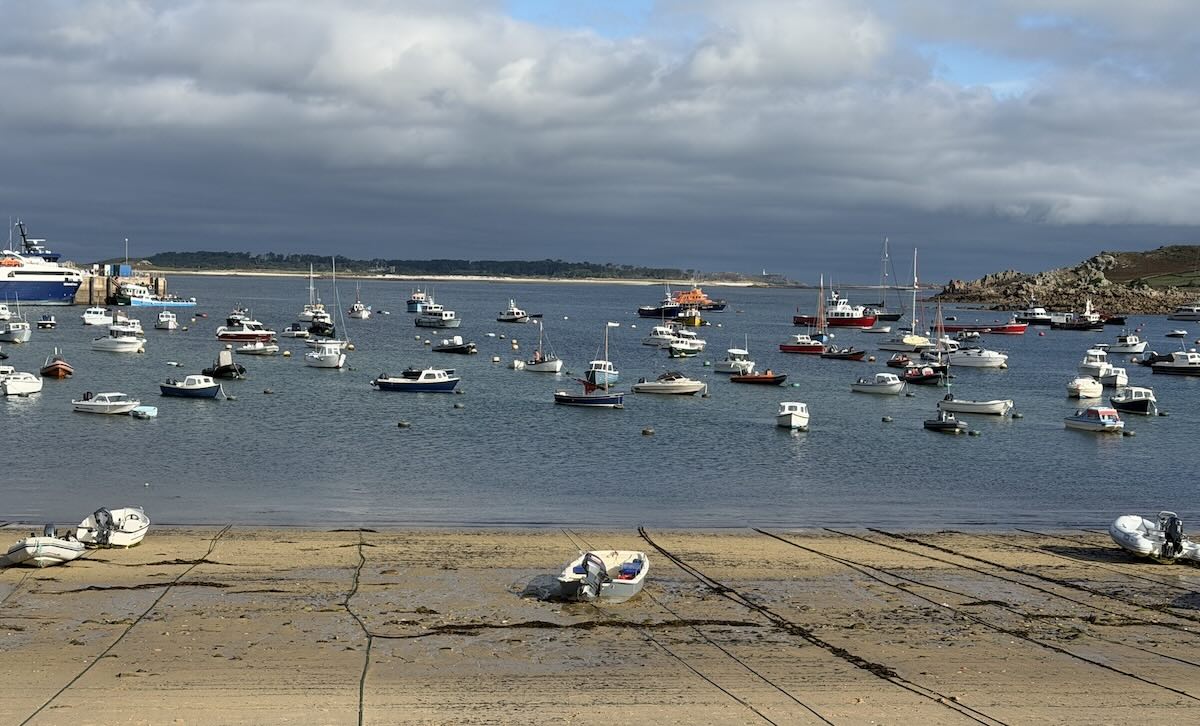 View over the beach St Mary's