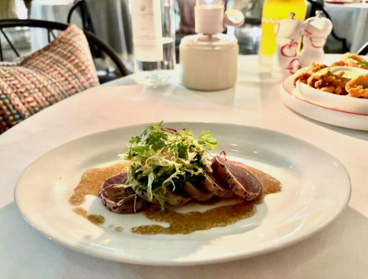 Le Café LPM  TUNA CARPACCIO