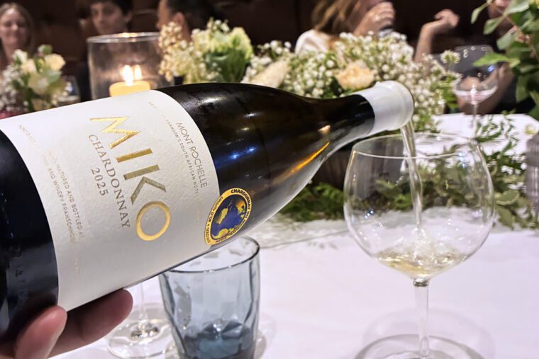 Mont Rochelle - Virgin Hotels - Miko Chardonnay - credit Jeanne Horak
