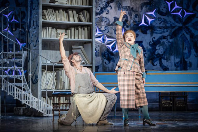 Performer (Maxime Nourissat) and Berta (Ailish Tynan). The Barber of Seville, Glyndebourne Autumn Season 2026