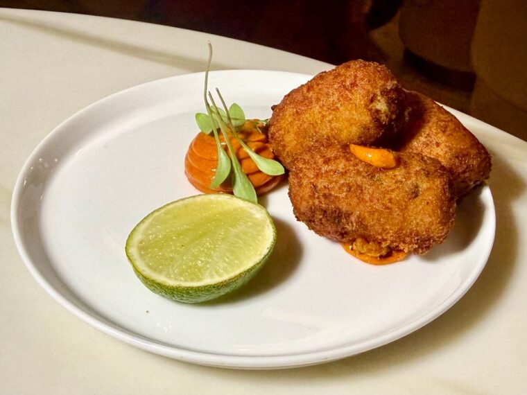 Salt Cod Croquettes at Gordon Ramsay at Sea Containers