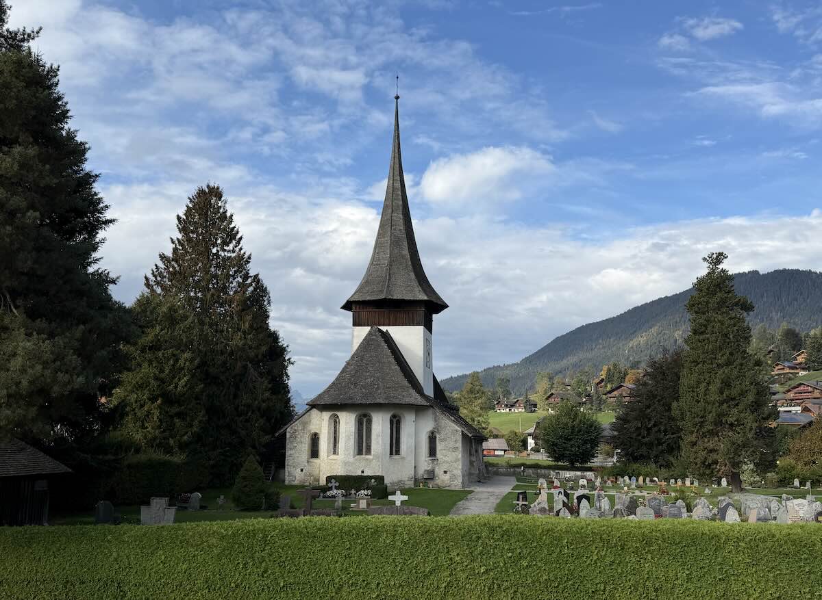 Rougemont church Alpes Vaudoises
