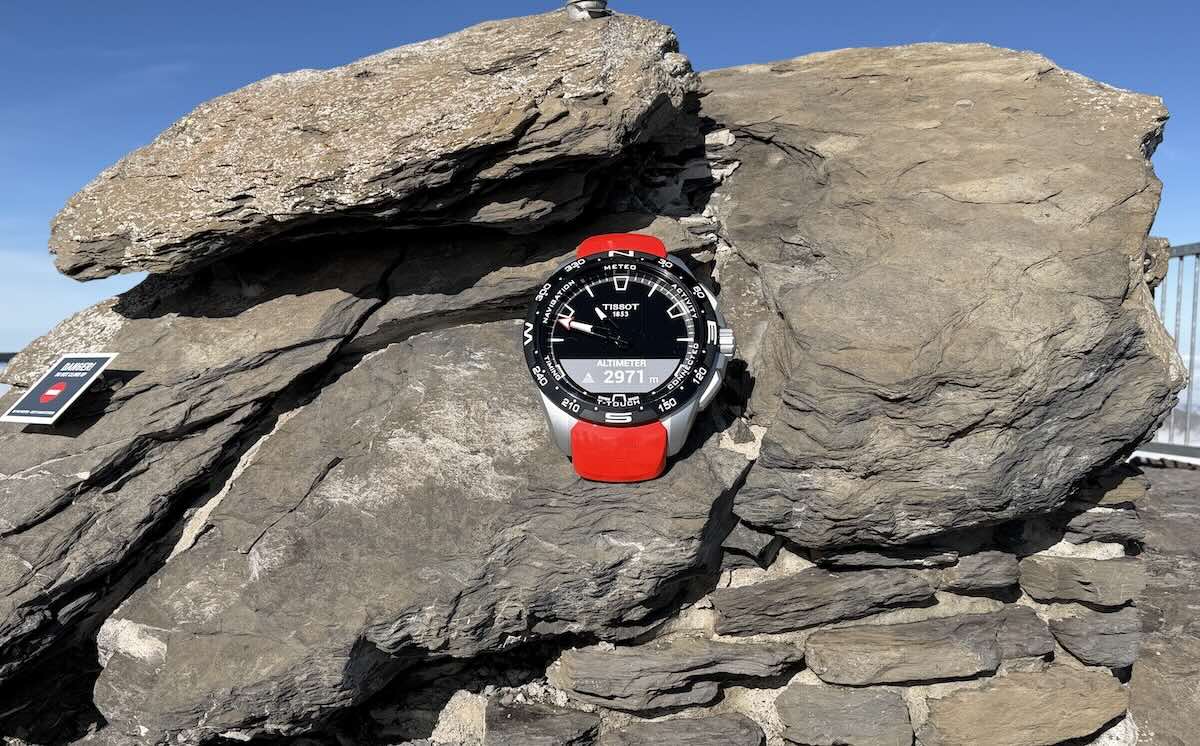 Tissot clock face Peak Walk by Tissot