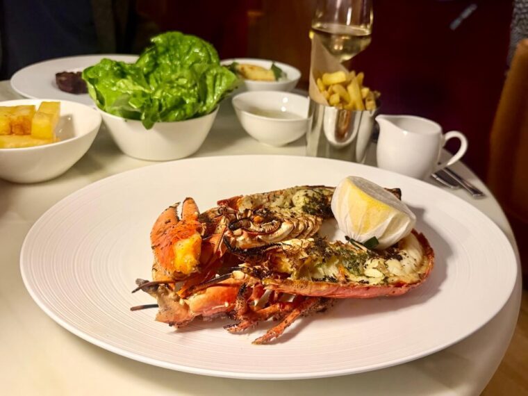 Whole lobster at Gordon Ramsay at Sea Containers